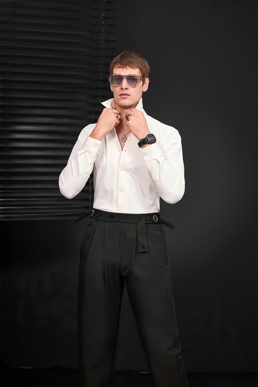 SIDE TAB TROUSERS