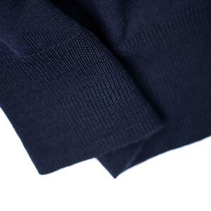 MERINO WOOL TURTLENECK SWEATER - BLUE PEACOAT