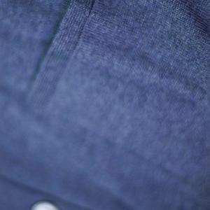 MERINO WOOL V CARDIGAN - BLUE INDIGO