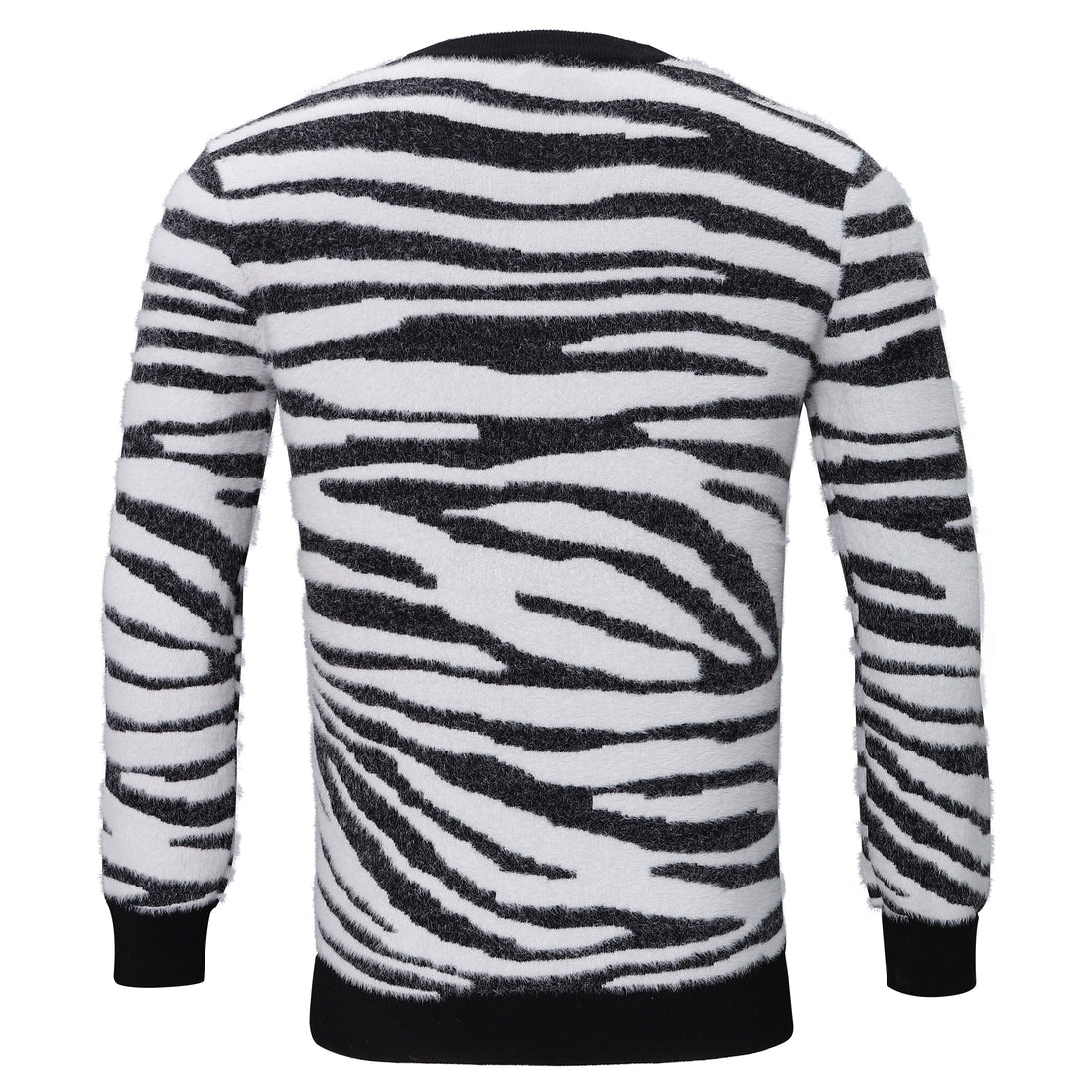 ZEBRA CREWNECK SWEATER