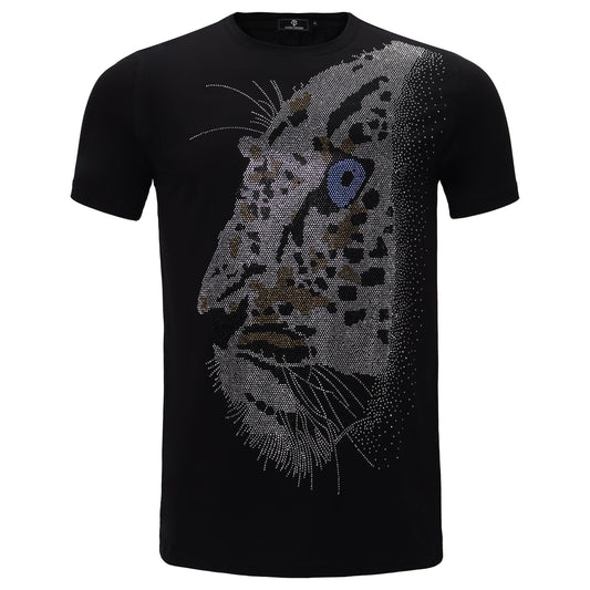 CRYSTAL EFFECT TIGER T-SHIRT