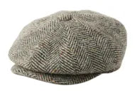 TWEED HERRINGBONE WOOL BLEND CAP