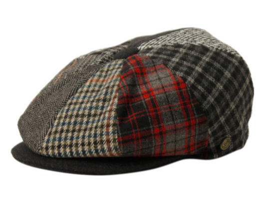 MULTI PATCH WORK WOOL BLEND CAP