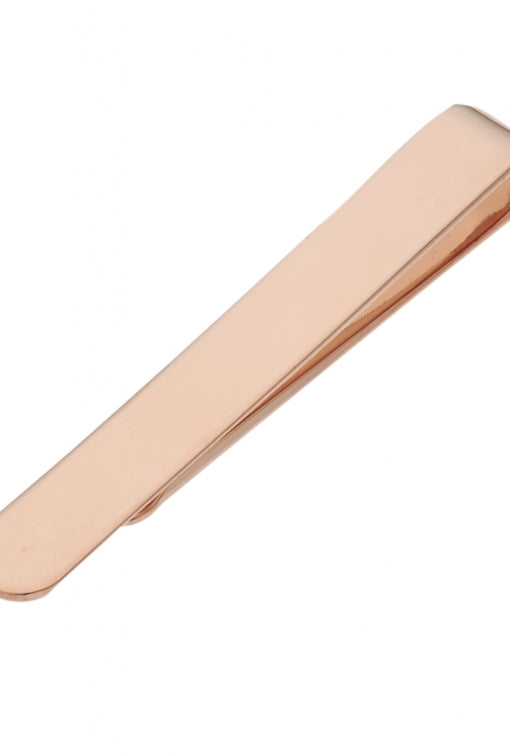 LUXURY TIE BAR WITH ROSE GOLD FINISH.